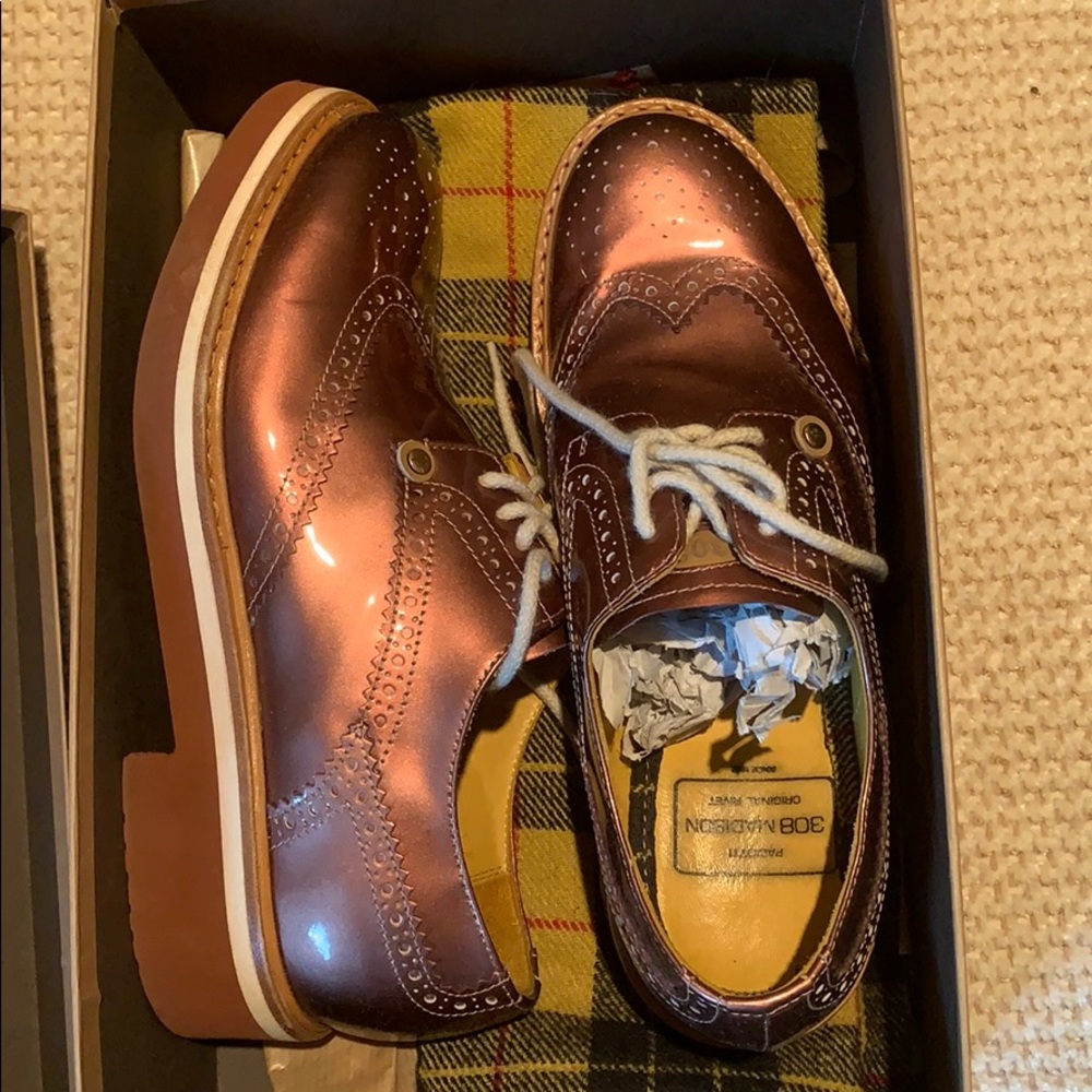 308 Madison Rose Gold Loafers!!